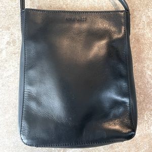 Nine West Black Leather Crossbody Purse